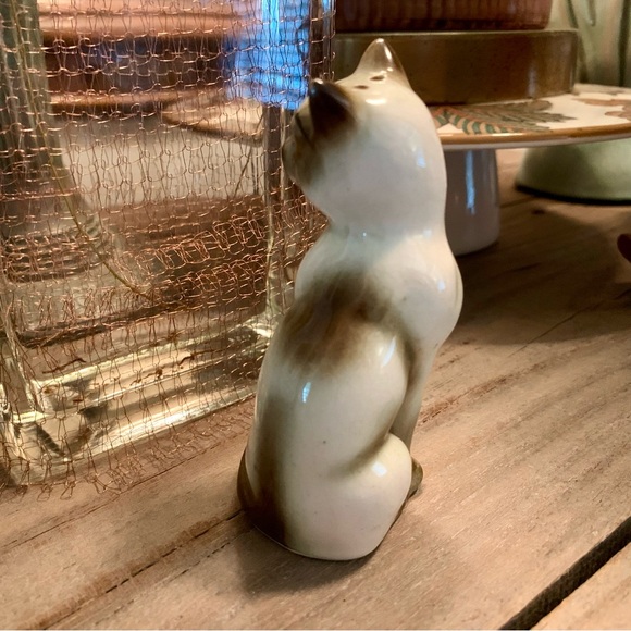 🌱Vintage Siamese Cat Ceramic~farmhouse~trinkets~granny core~cottage core~pets - Picture 6 of 10
